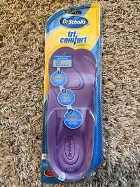 DR. SCHOLL'S Tri-Comfort Insoles Women's 6-10, 1 Pair NWT